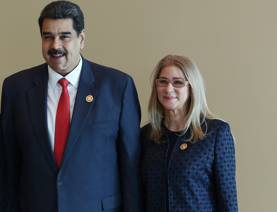 Prezident Maduro s manželkou Ciliou v roku 2019. © Wikimedia.org