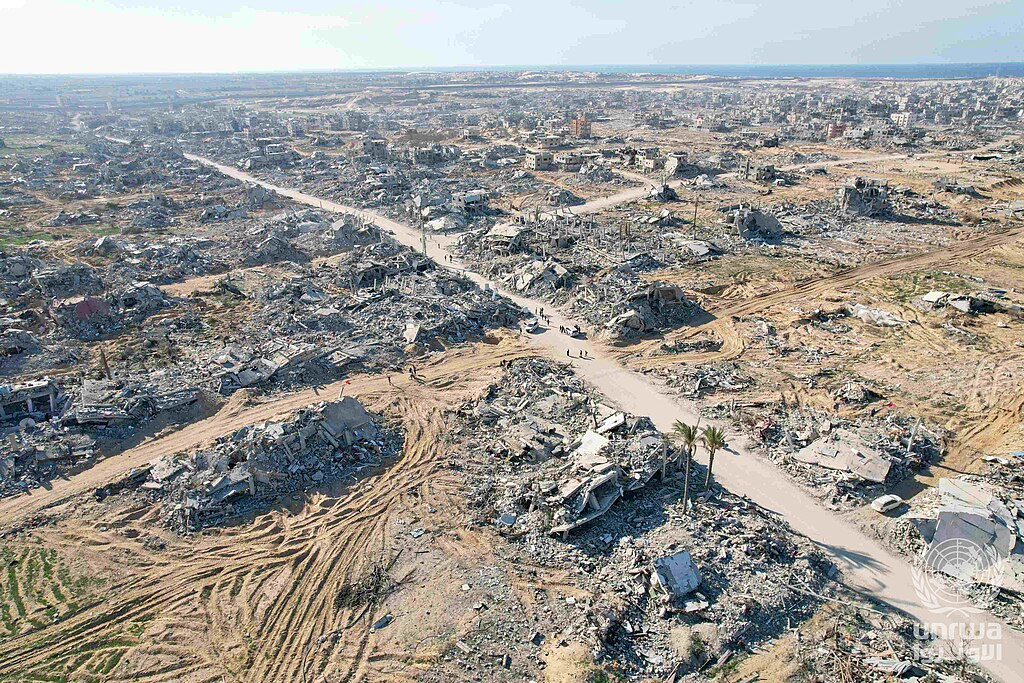 Zničená Gaza. © Wikimedia.org