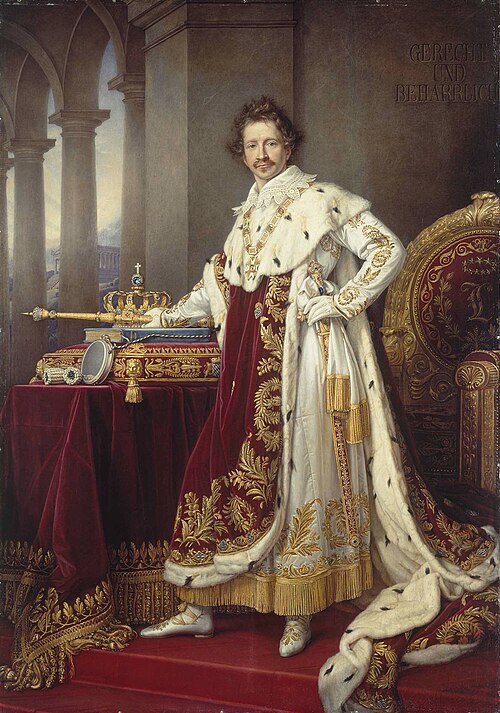 Ľudovít sa stal kráľom v roku 1825 a počas revolúcie v 1848 abdikoval v prospech syna Maximiliána. © Wikimedia.org