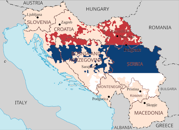 Juhoslávia v časoch vlády maršála a zároveň prezidenta Tita. © Wikimedia.org.