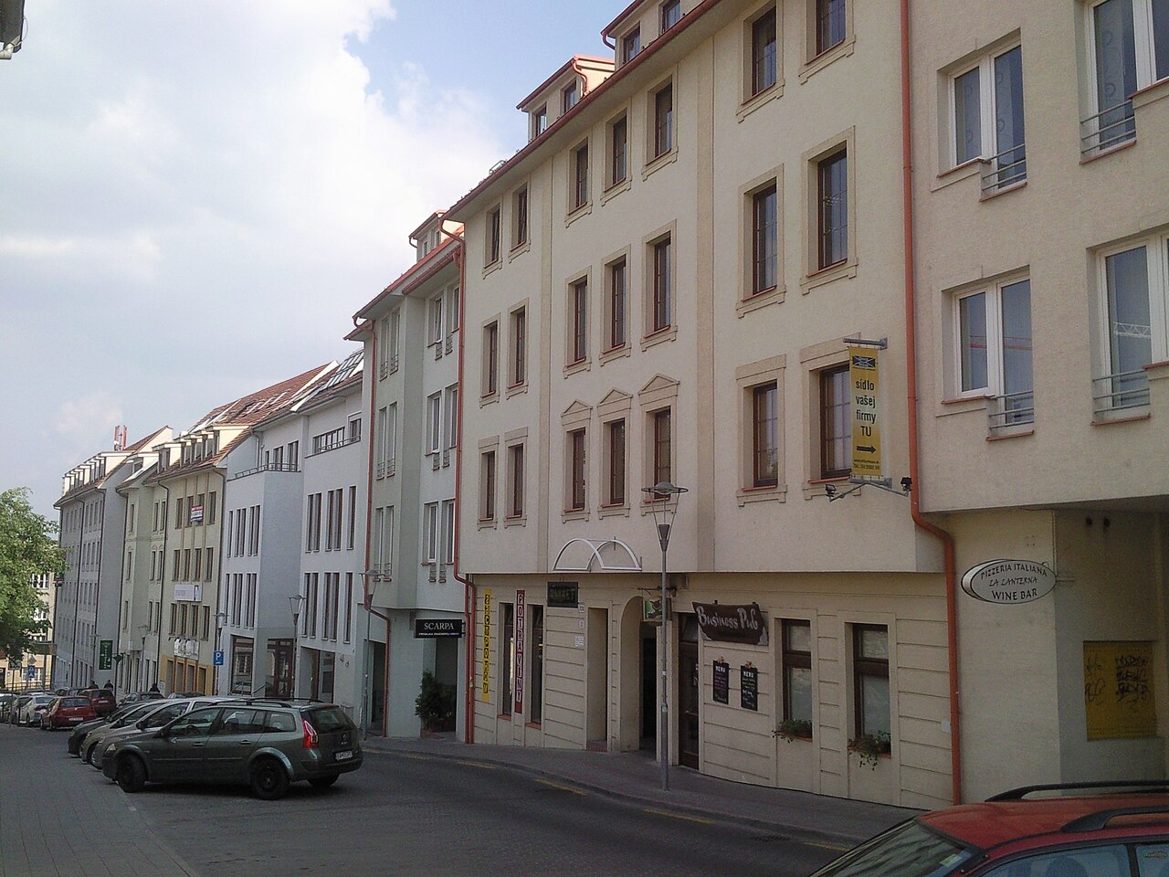 Miesto zločinu na Zámockej ulici v Bratislave. © Wikimedia.org