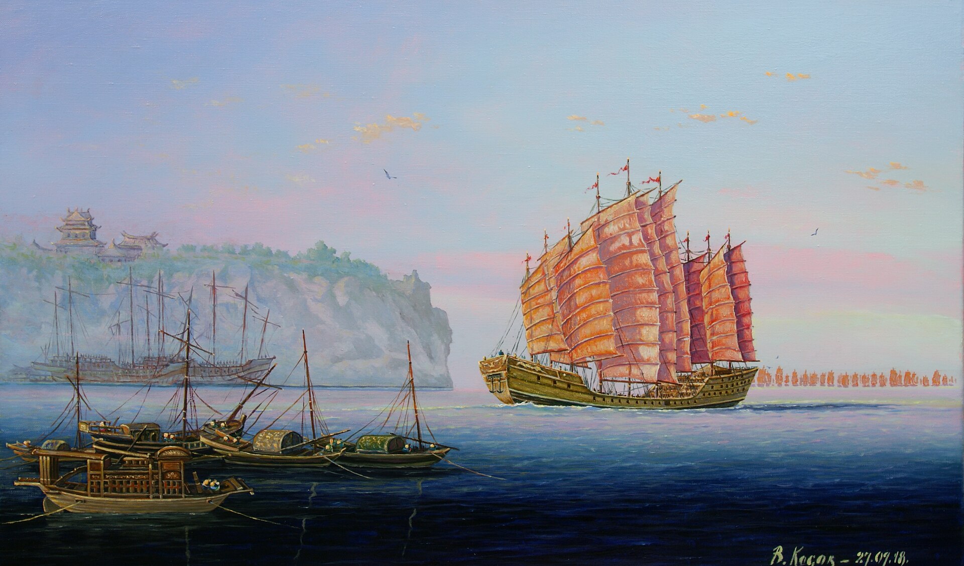 Objavné plavby admirála Čeng Chea. © Wikimedia.org