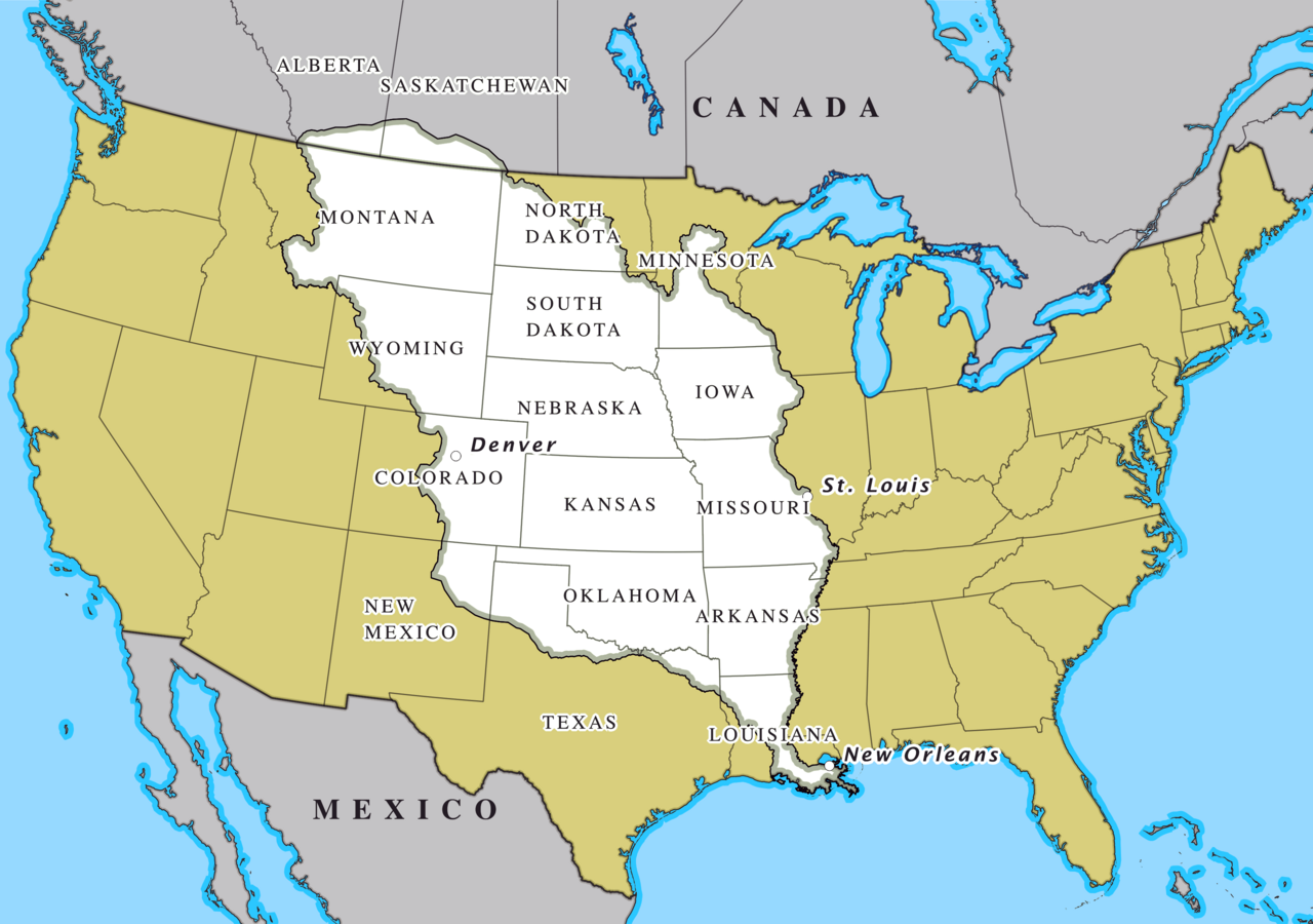 Najväčší deal zo všetkých - kúpa Louisiany. © Wikimedia.org