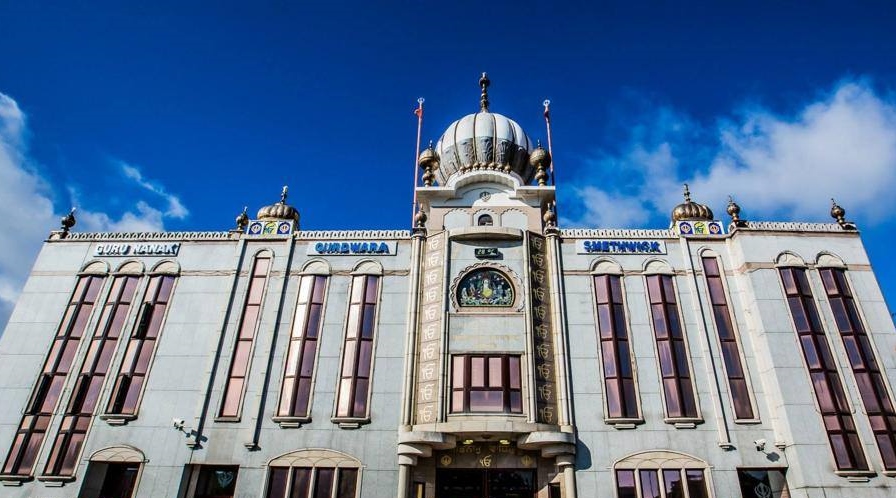 Sikhský chárm (gurdvara) v stredoanglickom Sandwelli. © Wikimedia.org