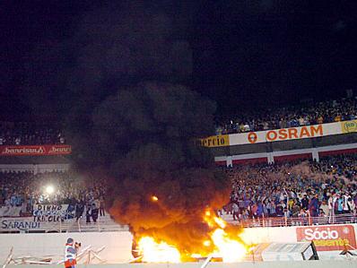 Hooliganism at the stadium. © Wikimedia.org