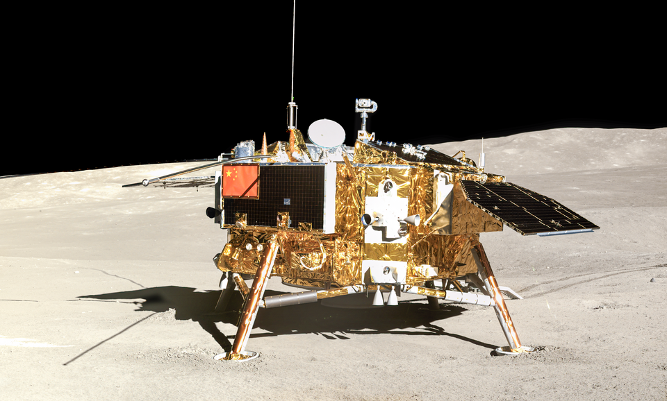 China on the moon is progressing step by step. Photo shows the Chang'e 4 lunar lander on the Moon, 31 May 2021. © Wikimedia.org, CC BY 2.0