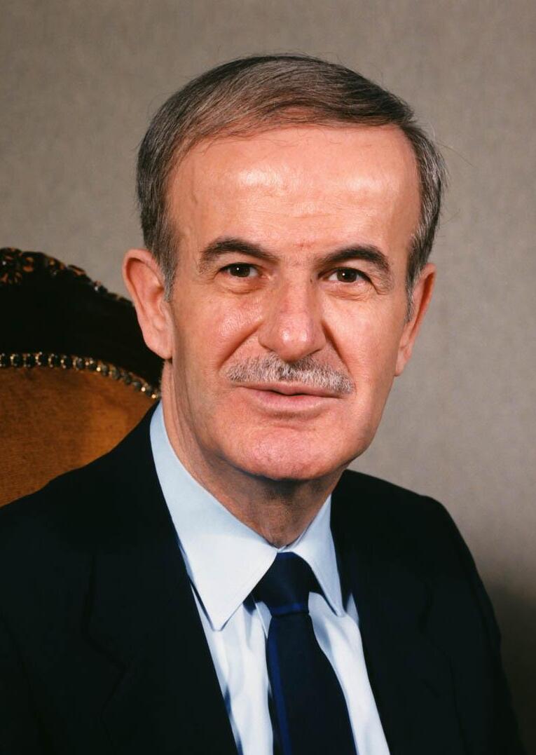 Oficiálny portrét prezidenta Háfiza Asada z roku 1986. © Wikimedia.org