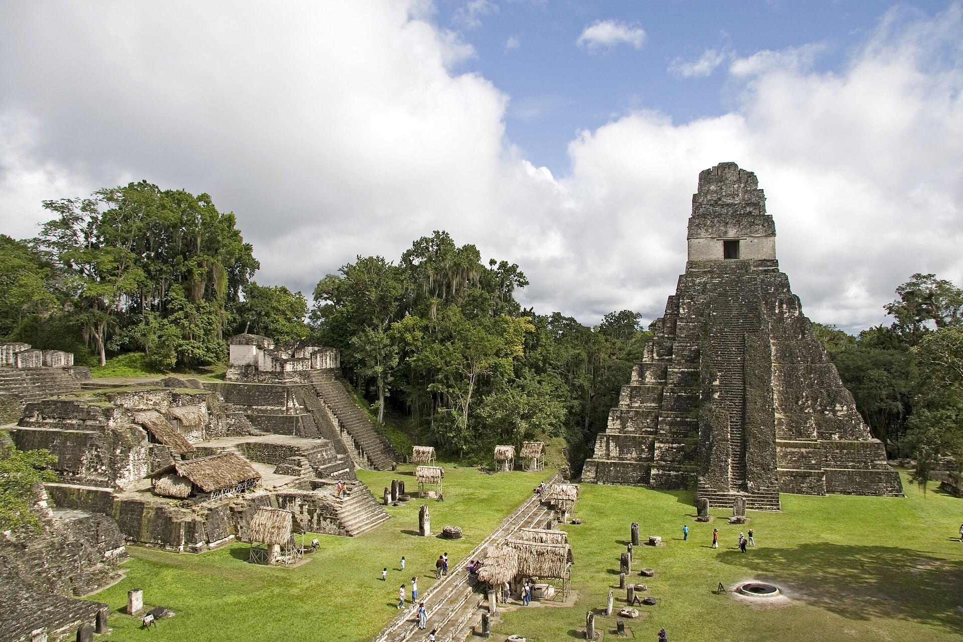 Chrám Veľkého jaguára v guatemalskom Tikale. © Wikimedia.org
