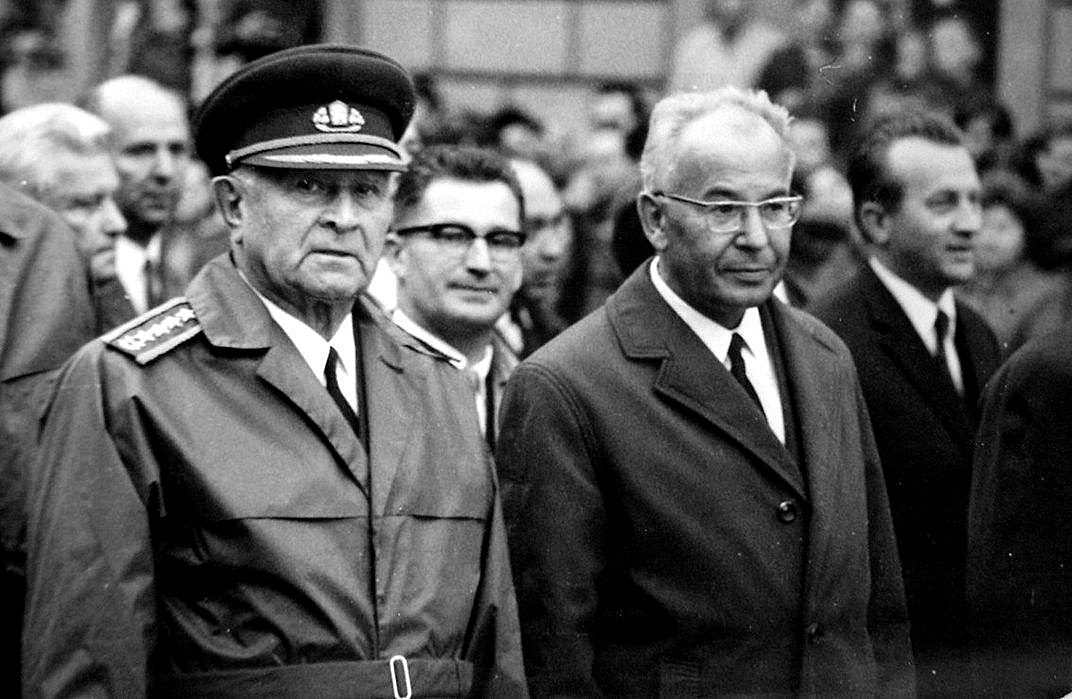 Ludvík Svoboda a Gustáv Husák - aktéri SNP, august 1969. © Wikimedia.org