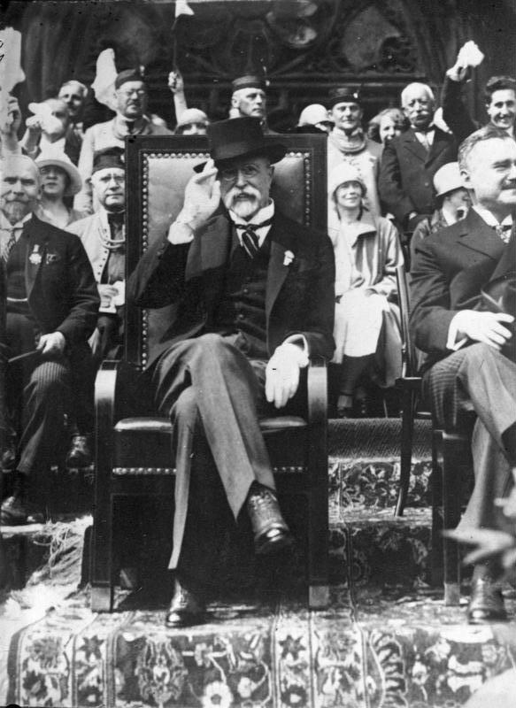 Ministrov otec, legendárny prvý prezident Československa, Tomáš Garrigue Masaryk. © Wikimedia.org