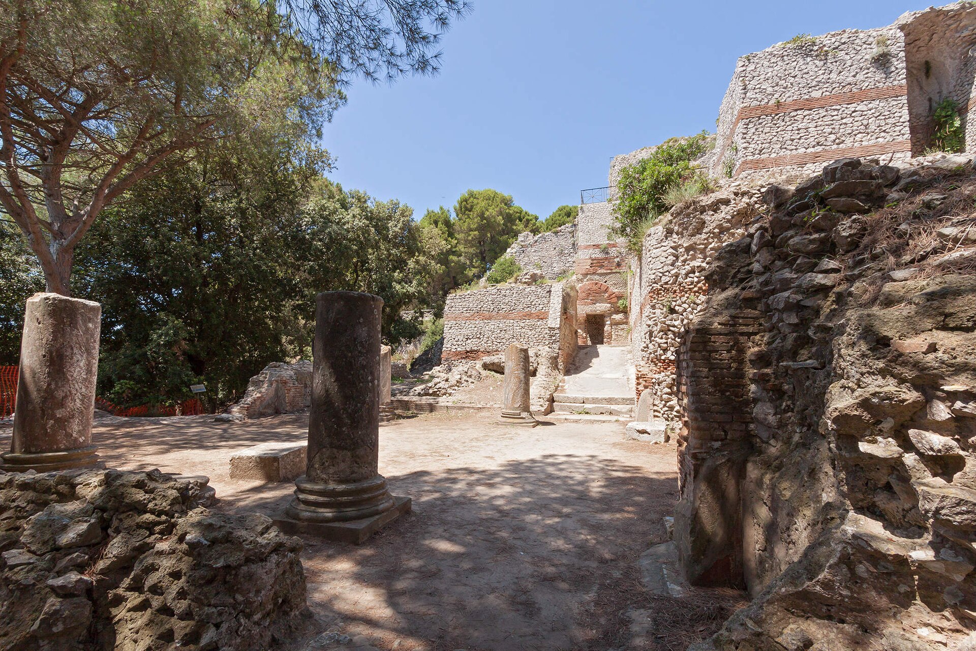 Jupiter's Villa on the island of Capri, Emperor Tiberius's retreat. © Wikimedia.org