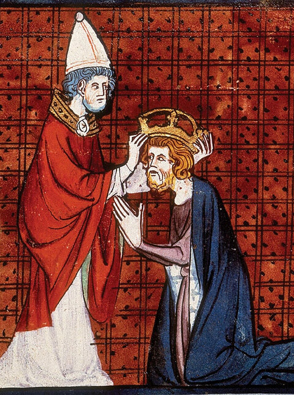 Lev III. korunuje Karola Veľkého za cisára. © Wikimedia.org