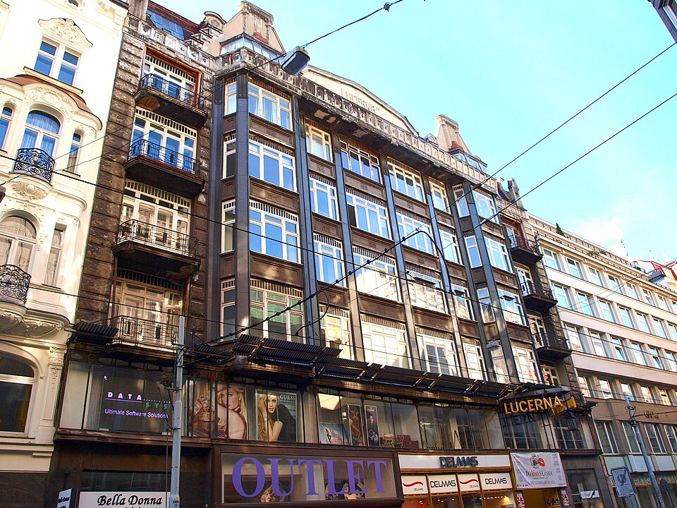 Palác Lucerna na pražskom Novom meste. © Wikimedia.org
