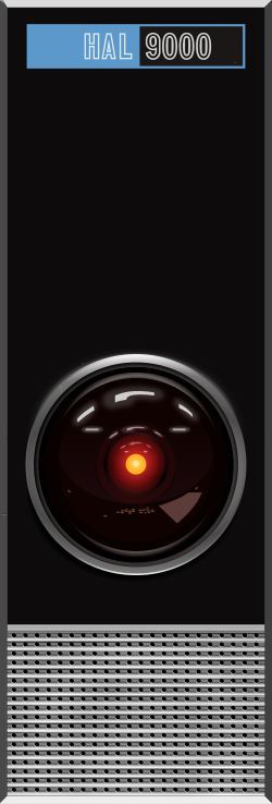 Nebezpečný HAL 9000 z Kubrickovej 2001: Vesmírna odysea. © Wikimedia.org