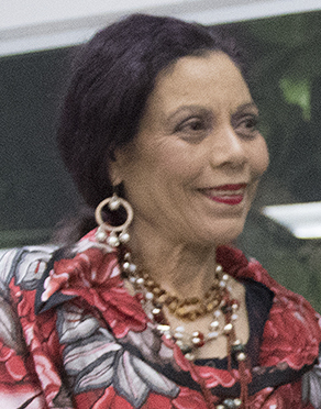 Ortegova manželka a spolu prezidentka, Rosaria Murillo.  © Wikimedia.org