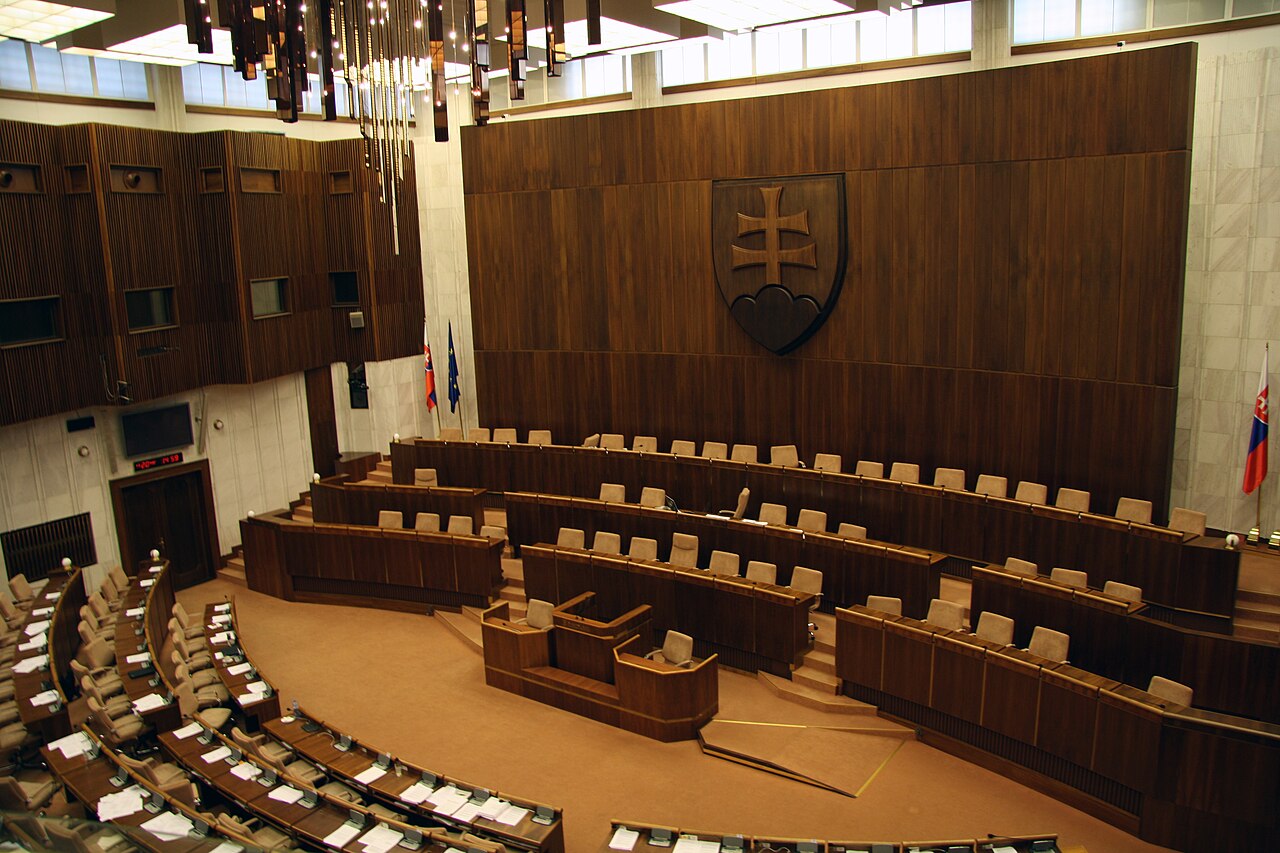 Rokovacia sála Národnej rady Slovenskej republiky. © Wikimedia.org, CC BY-SA 4.0 