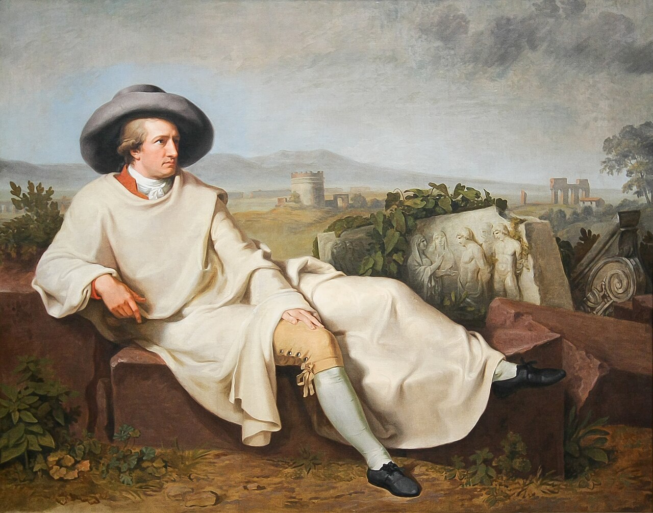Goethe during his trip through Campania in 1787. © Wikimedia.org
