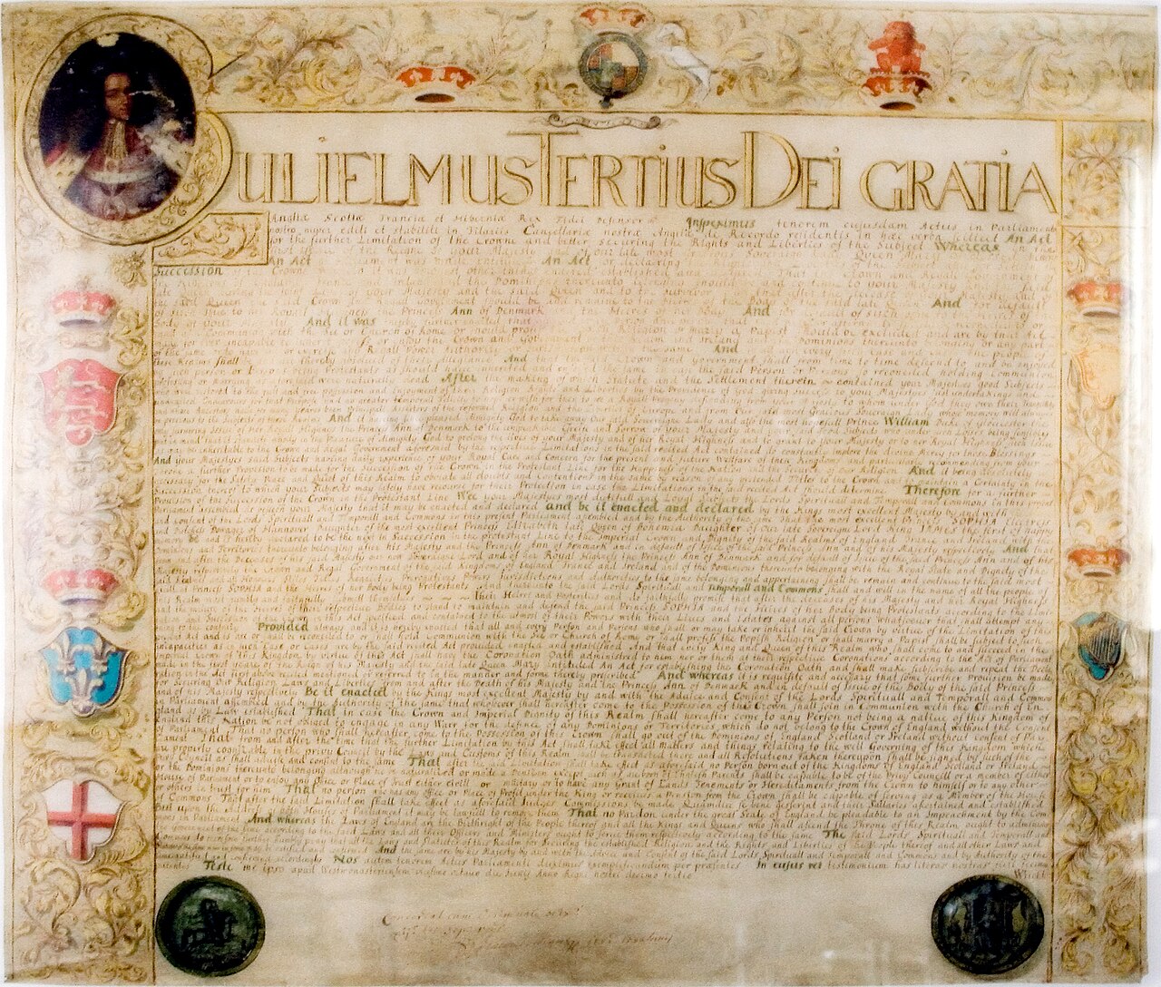 Faksimile Act of Settlement, ktorý poslali Žofii Hanoverskej. © Wikimedia.org