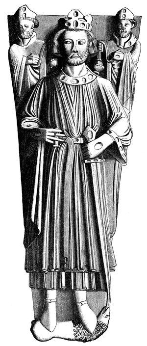 King John's tombstone in Worcester Cathedral. © Wikimedia.org