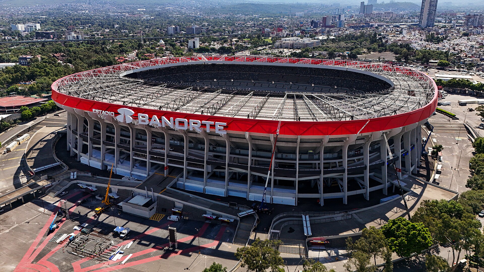 The famous Azteca Stadium in Mexico City. © Wikimedia.org