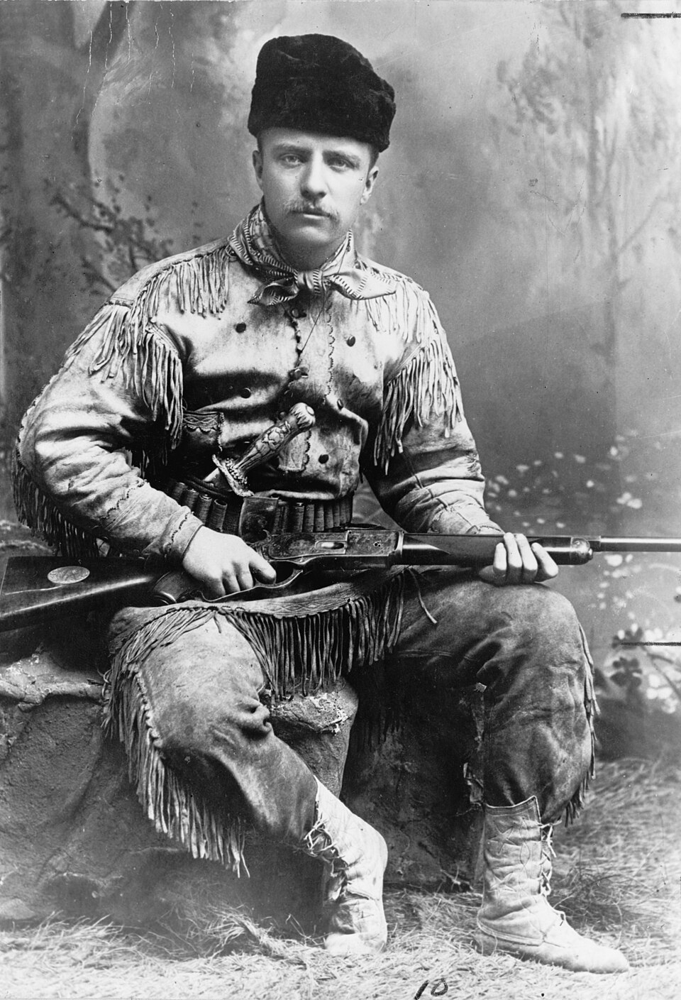 Najmladší prezident vôbec, "Teddy"  Roosevelt ešte ako zálesák v roku 1885. © Wikimedia.org