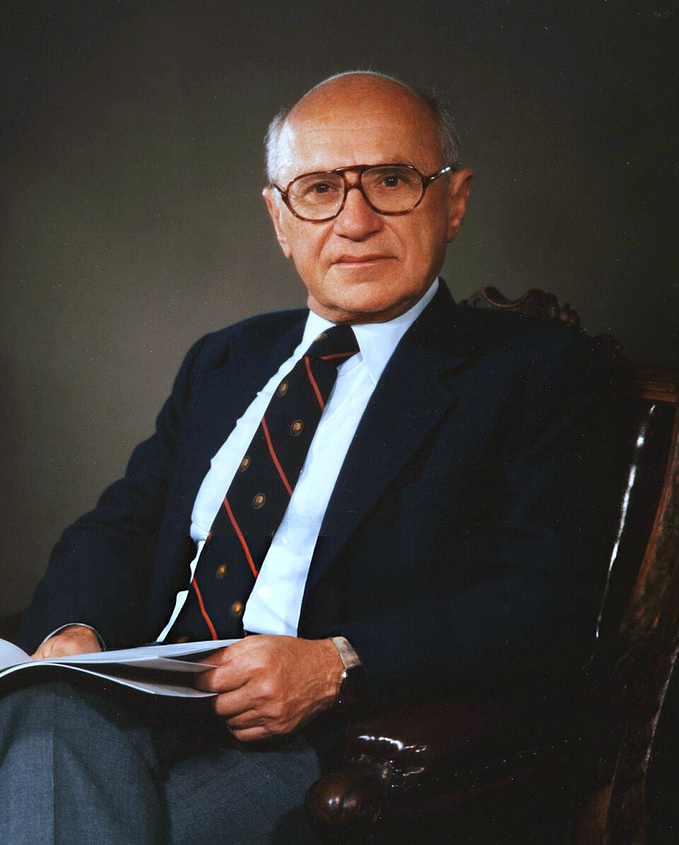 Hlavný teoretik ekonomického liberalizmu, Milton Fredman v roku 1986. © Wikimedia.org