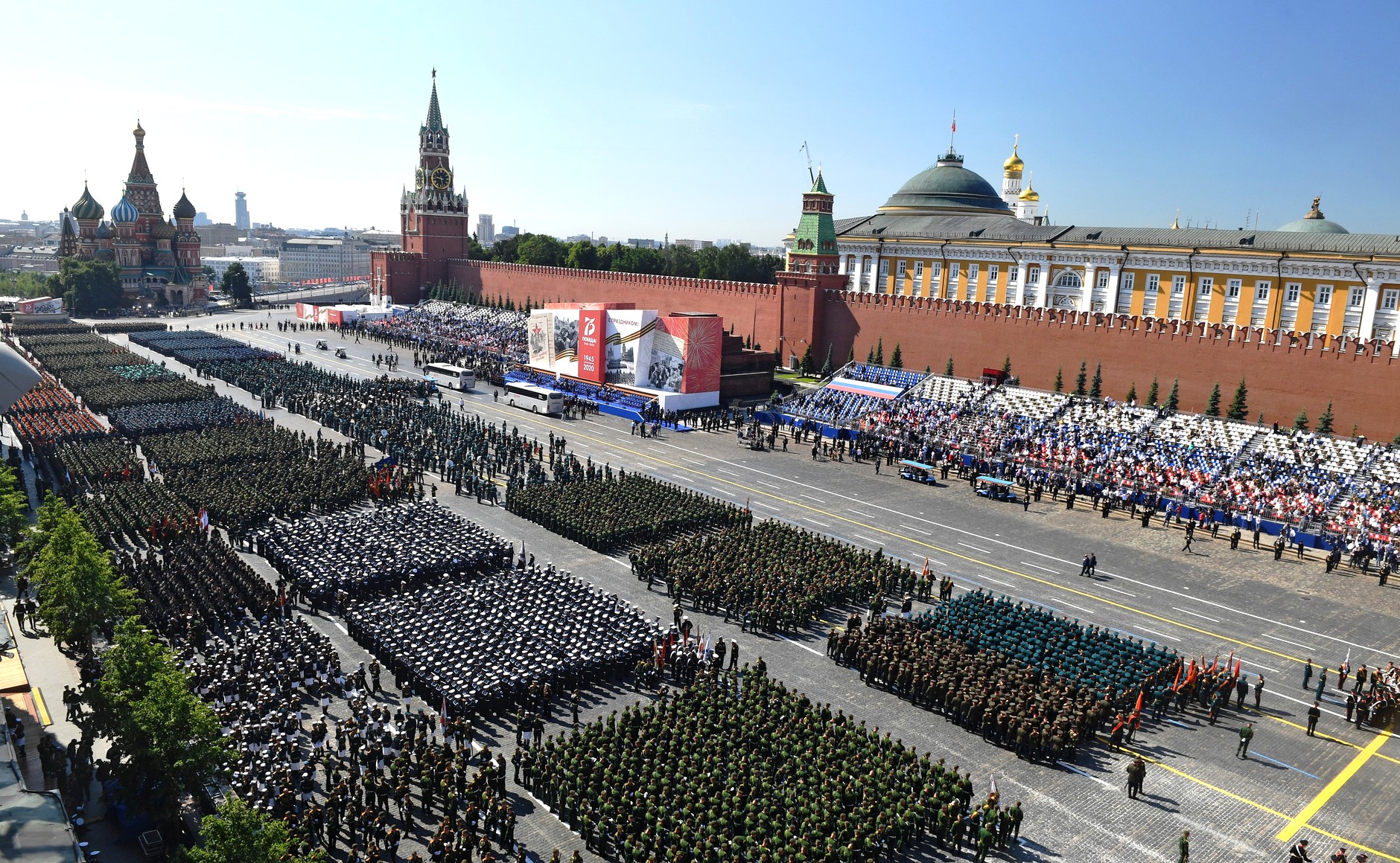 Víťazná prehliadka v Moskve v roku 2020. © Wikimedia.org