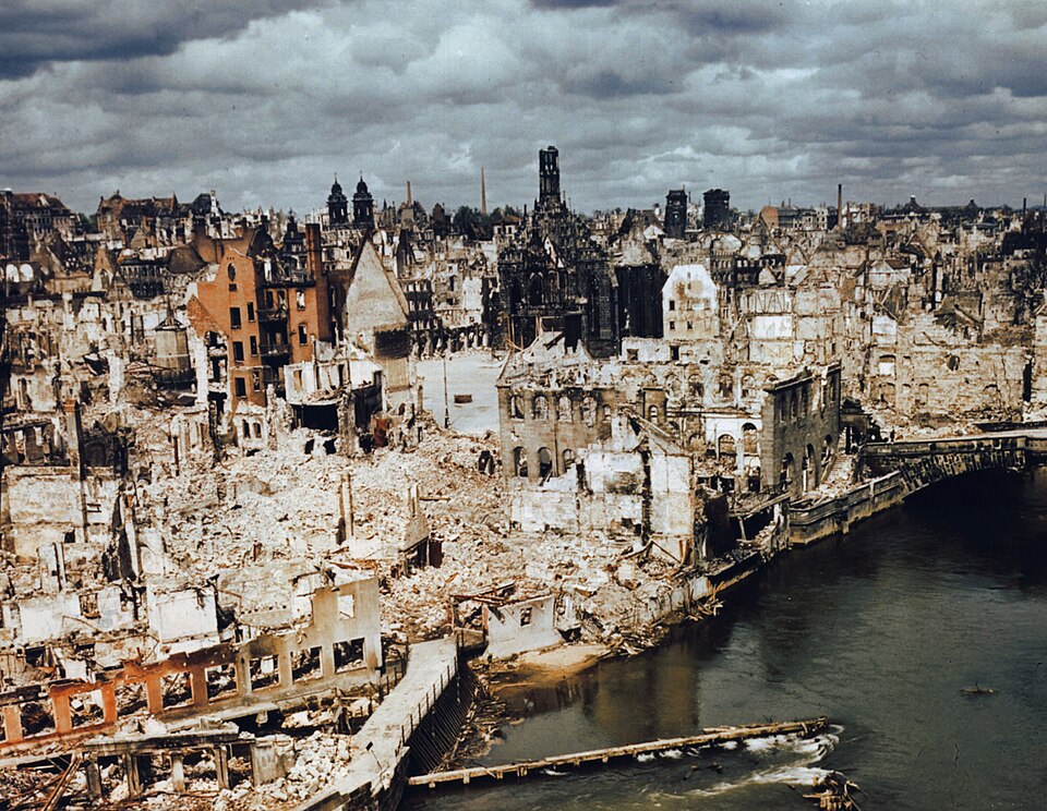 Norimberg po skončení vojny v roku 1945. © Wikimedia.org